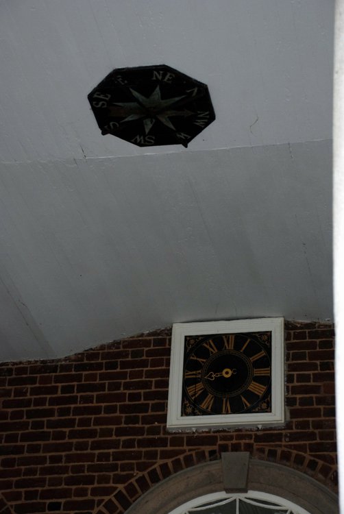 404 Monticello - Compass Rose Weather Vane & Great Clock.jpg
